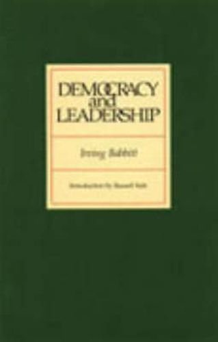 Cover image for Democracy & Leadership