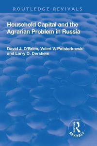 Cover image for Household Capital and the Agrarian Problem in Russia