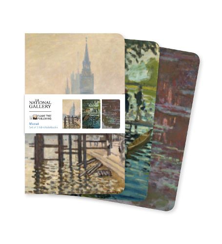 Cover image for National Gallery: Monet Set of 3 Mini Notebooks