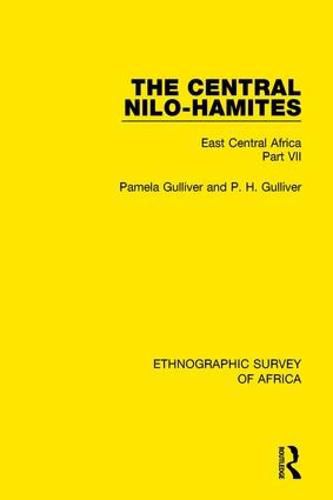 Cover image for The Central Nilo-Hamites: East Central Africa Part VII