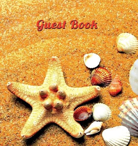 Cover image for GUEST BOOK FOR VACATION HOME (Hardcover), Visitors Book, Guest Book For Visitors, Beach House Guest Book, Visitor Comments Book.: Suitable for beach house, vacation home, B&Bs, Airbnb, guest house, parties, events & functions by the sea.