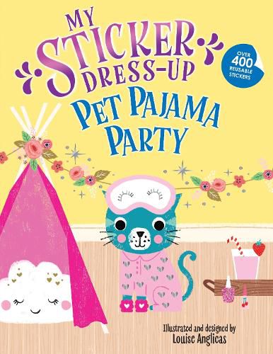 Cover image for My Sticker Dress-Up: Pet Pajama Party!