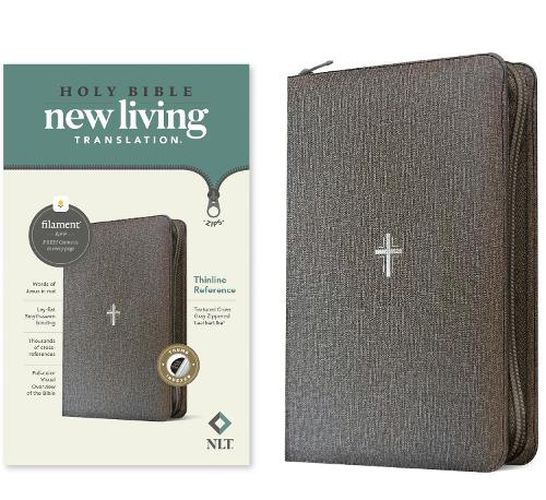 Cover image for NLT Thinline Reference Zipper Bible, Filament Enabled