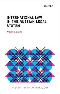 Cover image for International Law in the Russian Legal System