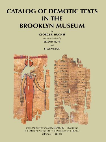 Cover image for Catalog of Demotic Texts in the Brooklyn Museum