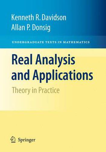 Cover image for Real Analysis and Applications: Theory in Practice