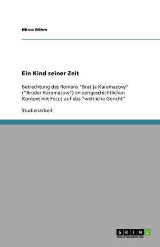 Cover image for Ein Kind seiner Zeit