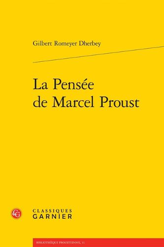 Cover image for La Pensee de Marcel Proust