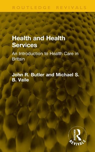 Cover image for Health and Health Services