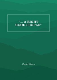 Cover image for ... A Right Good People