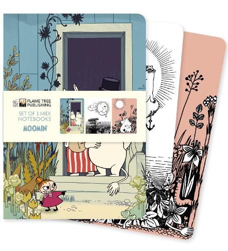 Cover image for Moomin Set of 3 Midi Notebooks