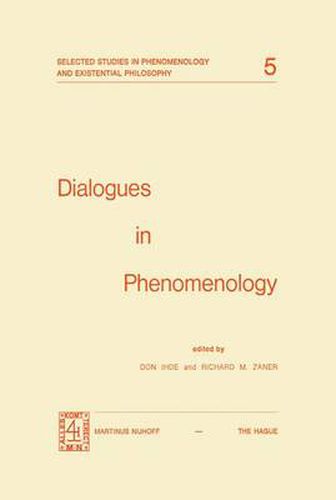 Cover image for Dialogues in Phenomenology