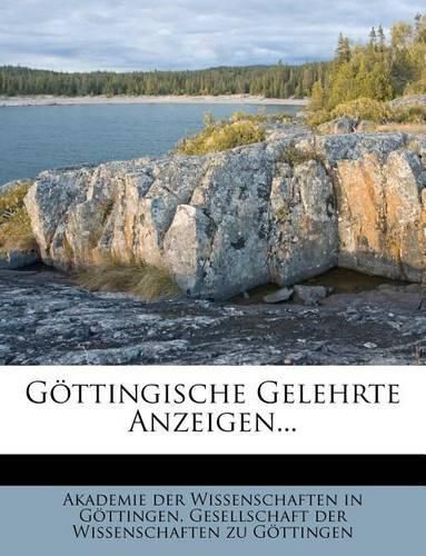 Cover image for G Ttingische Gelehrte Anzeigen...