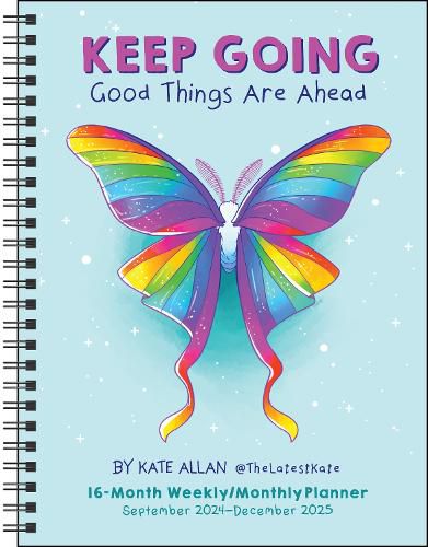Kate Allan 16-Month 2024-2025 Weekly/Monthly Planner Calendar
