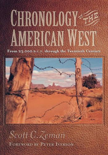 Cover image for Chronology of the American West: From 23,000 B.C.E. through the Twentieth Century