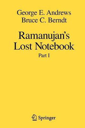 Cover image for Ramanujan's Lost Notebook: Part I