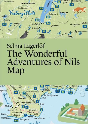 Selma Lagerloef, The Wonderful Adventures of Nils Map