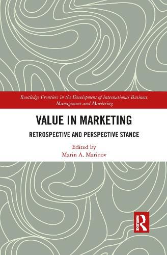 Cover image for Value in Marketing: Retrospective and Perspective Stance