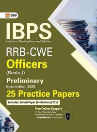 Cover image for Ibps Rrb-Cwe Officers Scale I Preliminary --25 Practice Papers