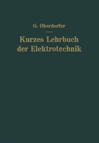 Cover image for Kurzes Lehrbuch Der Elektrotechnik