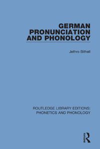 Cover image for German Pronunciation and Phonology