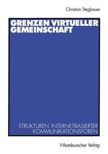 Grenzen Virtueller Gemeinschaft