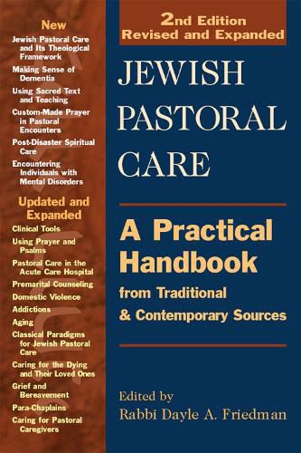 Cover image for Jewish Pastoral Care: A Practical Handbook from Traditional & Contemporary Sources 2nd Edition