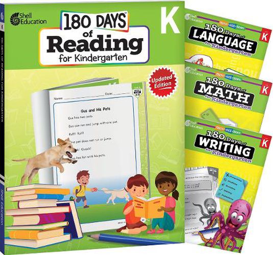 Cover image for 180 Days of Practice Grade K Bundle (Grade K)