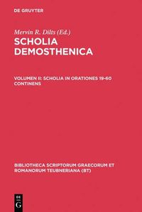 Cover image for Scholia Demosthenica, Vol. II CB