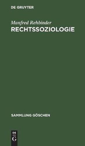 Cover image for Rechtssoziologie