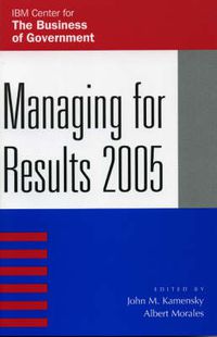 Cover image for Managing for Results 2005