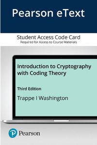 Cover image for Introduction to Cryptography with Coding Theory