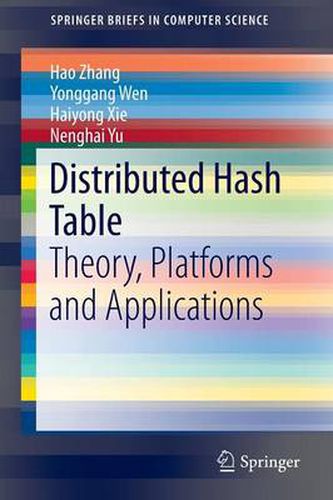 Cover image for Distributed Hash Table: Theory, Platforms and Applications