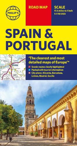 Cover image for Philip's Spain and Portugal Road Map