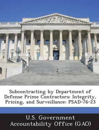 Cover image for Subcontracting by Department of Defense Prime Contractors