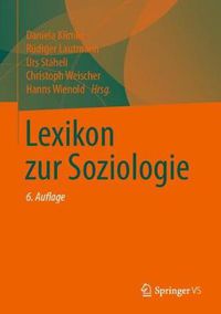 Cover image for Lexikon zur Soziologie