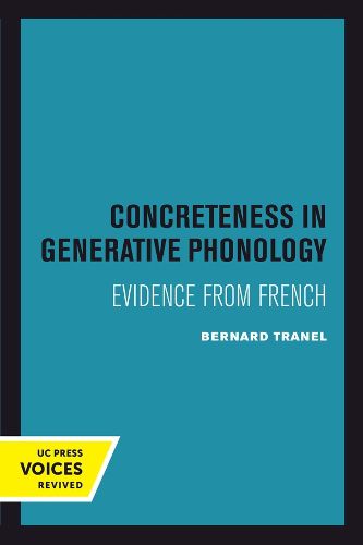 Cover image for Concreteness in Generative Phonology