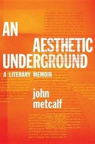 Cover image for An Aesthetic Underground: A Literary Memoir