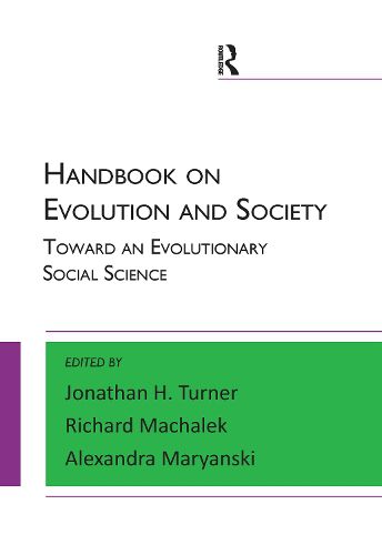 Cover image for Handbook on Evolution and Society: Toward an Evolutionary Social Science