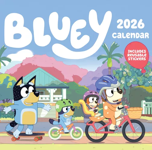 Cover image for Bluey 2026 Wall Calendar