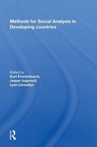 Cover image for Methods for Social Analysis in Developing Countries