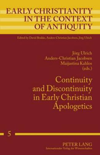 Cover image for Continuity and Discontinuity in Early Christian Apologetics