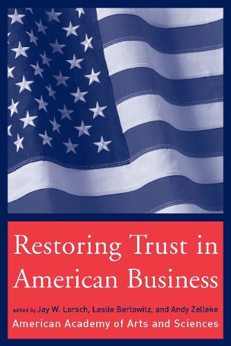 Cover image for Restoring Trust in American Business