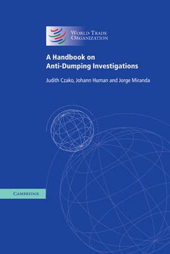 Cover image for A Handbook on Anti-Dumping Investigations