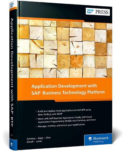 Cover image for Application Development with SAP Business Technology Platform