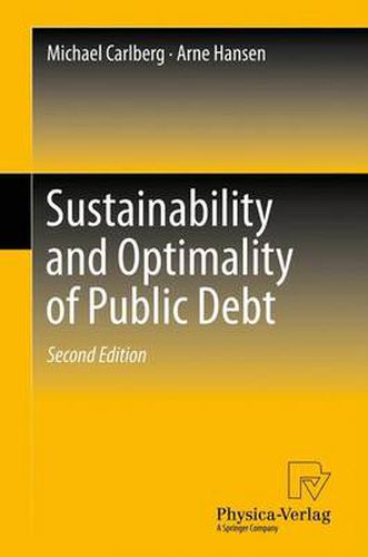 Cover image for Sustainability and Optimality of Public Debt