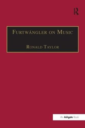 Cover image for Furtwangler on Music: Essays and Addresses by Wilhelm Furtwangler