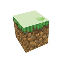 Cover image for Minecraft: Grass Block Sticky Note Cube