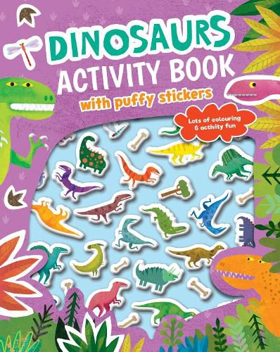 Cover image for Puffy Sticker Book - Dinosaurs