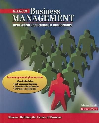 Cover image for Business Management: Real-World Applications and Connections, Student Edition